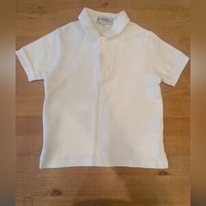 Burberry Kids White Polo Shirt